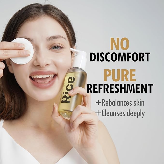 VEGREEN 7-Moisture Complex Cleansing Oil, Hydrating Makeup Remover & Face Cleanser with Hyaluronic Acid, Gentle Korean Double Cleansing, 5.07fl.oz