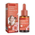 Rose Black Tea Squalane Essential Oil, Squalane Rose Oil for Face, Hydrating Facial Oil, Face Anti Aging, Reduce Wrinkles & Fine Lines, Tighten Skin, Deep Hydration