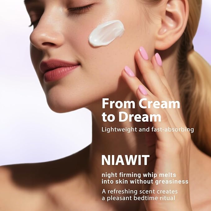 Overnight Toning Body Whip for Loose Skin & Cellulite – Firming and Tightening Body Cream for Arms, Thighs & Belly, Hydrating Anti-Wrinkle Moisturizer for Crepey Skin