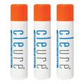 Cleure Organic All Natural Lip Balm - Paraben Free, Fragrance Free, Flavor Free, & Petroleum Free SPF Lip Balm & Hydrating Lip Butter (.15 oz, 3 Pack)