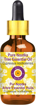 Deve Herbes Pure Nootka Tree Essential Oil with Glass Dropper 5ml (0.16 oz)