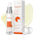 Vitamin C Face Serum: Skin Tone and Wrinkle Reduction - Nighttime Routine for Radiant Complexion in Fashion Women