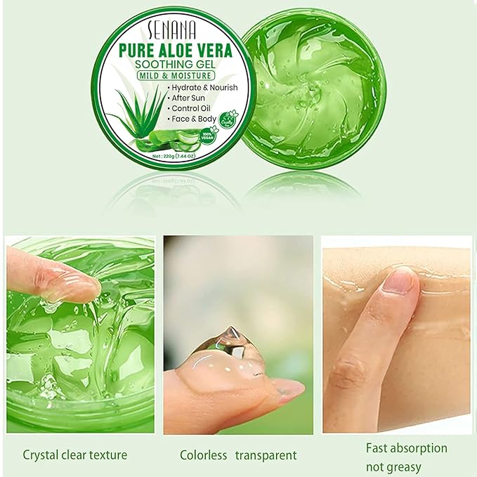 Aloe Infusion Body and Face Moisturizer - Natural Moisturizing Cream with Aloe Vera - Skin Care for Dry Skin, Anti Wrinkle, Acne Scars, Rosacea, Psoriasis Eczema Cream Lotion Unisex (1 PACK)
