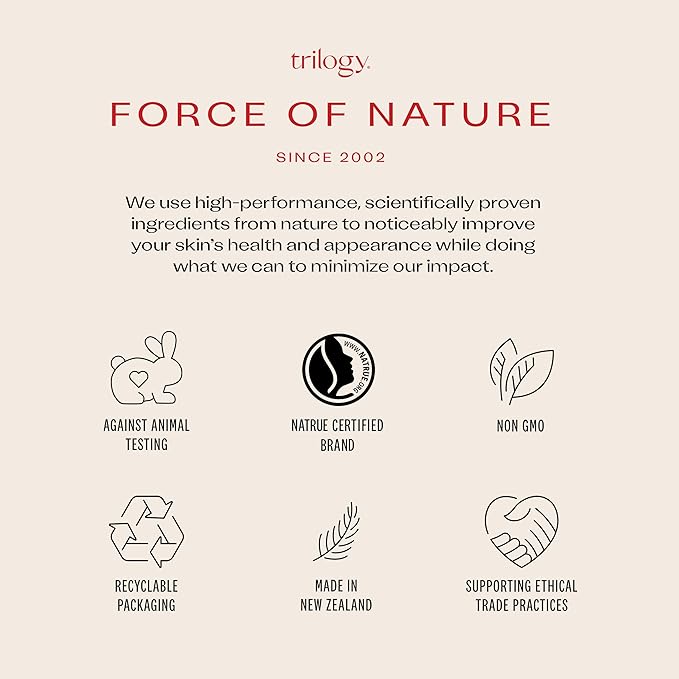 Trilogy Rosehip Oil Antioxidant+, Certified Organic Hydration & Repair Beauty Oil, 1.0 fl oz