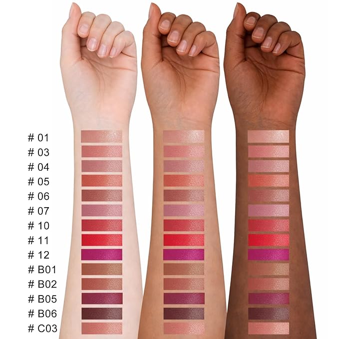 Matte Lipstick Lip Crayon, Dark Chocolate Long Lasting Lip Stick, Waterproof Velvet Lip Liner Pencil for Women, 24 Hour Neutral Lipstick, B06