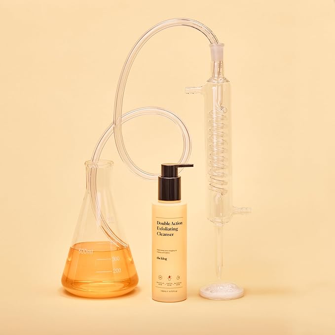 The Klog Double Action Exfoliating Cleanser Skin Exfoliant