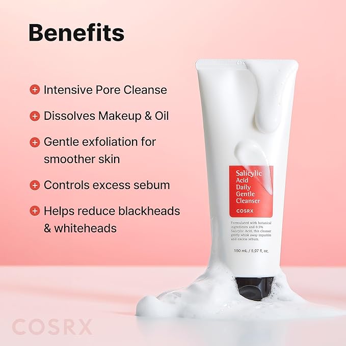 COSRX Salicylic Acid Daily Gentle Cleanser