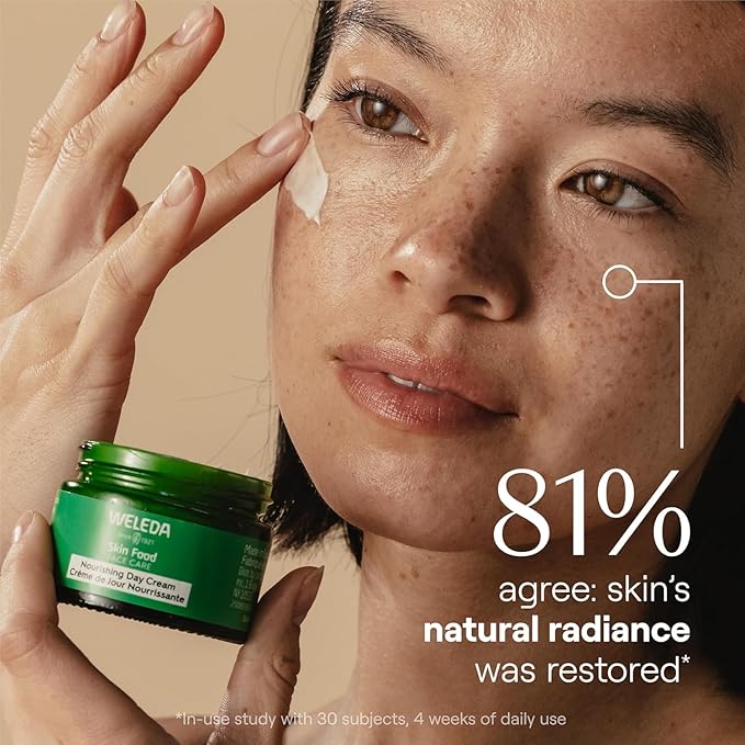 Weleda Skin Food Face Care Nourishing Day Cream,1.3 Fluid Ounce,Plant Rich Moisturizer with Olive Leaf Extract,Squalane and Chamomile,(Pack of 2)