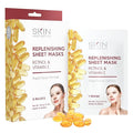 Skin Aesthetics Retinol & Vitamin E Sheet Face Mask - Repairs Skin, Diminishes Fine Lines & Wrinkles, Anti-Aging - Dermatologist Tested Korean Skincare - Clean Beauty, Cruelty-Free - 5 Masks