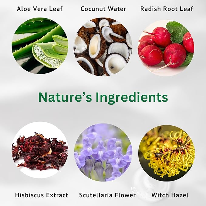Aloe Vera Toner for Face. Skincare to Treat and Prevent Acne, Restore PH Balance & Excess Dirt. Facial Toner for Women and Men.