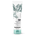 Badger Zinc Oxide Face Sunscreen SPF 30, Lightweight Mineral Sunscreen for Face, Matte Finish, No White Cast, Vegan, Water Resistant, Unscented, Mineral Sunblock Face Lotion, 1.7 fl oz