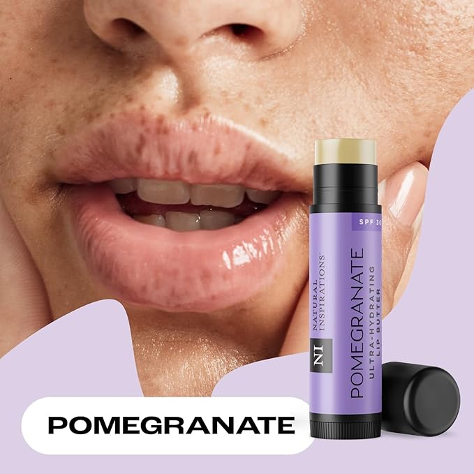 Natural Inspirations Pomegranate SPF 30 Lip Butter .15oz