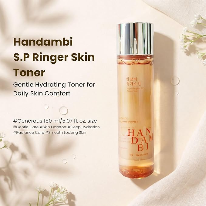 Korean Beauty Hypoallergenic S.P Ringer Skin 150ml – Fermented Sprouted Peanut Toner | Hydrating Wrinkle Care Essence | 8-Hyaluronic Acid Complex & Marine Collagen | Sensitive Skin Moisture Balance
