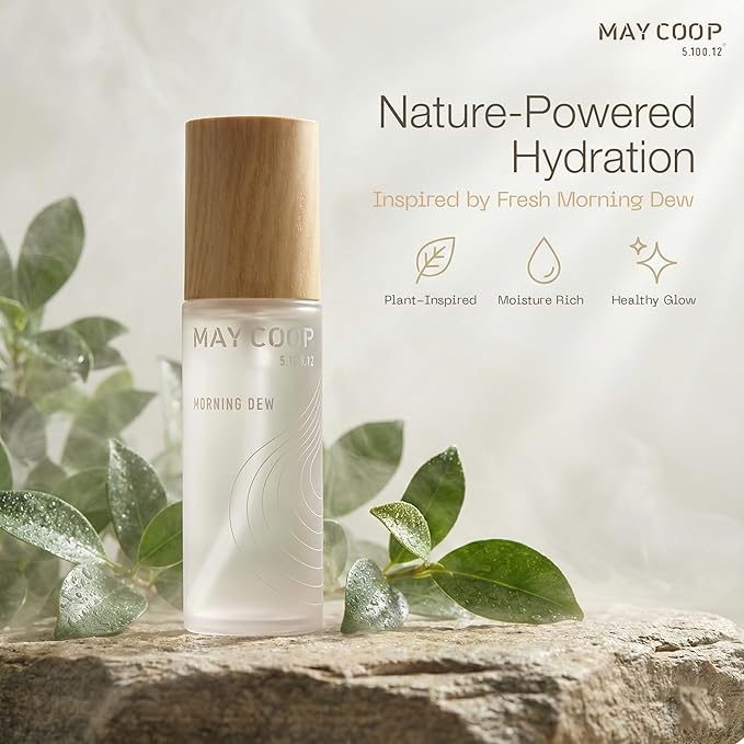 MAY COOP Raw Morning Dew Face Mist | Korean Hydrating Mist with Maple Water & Hyaluronic Acid, Lightweight Facial Spray for Refreshing Daily Care, Suitable for Sensitive Skin, 2.71 fl oz