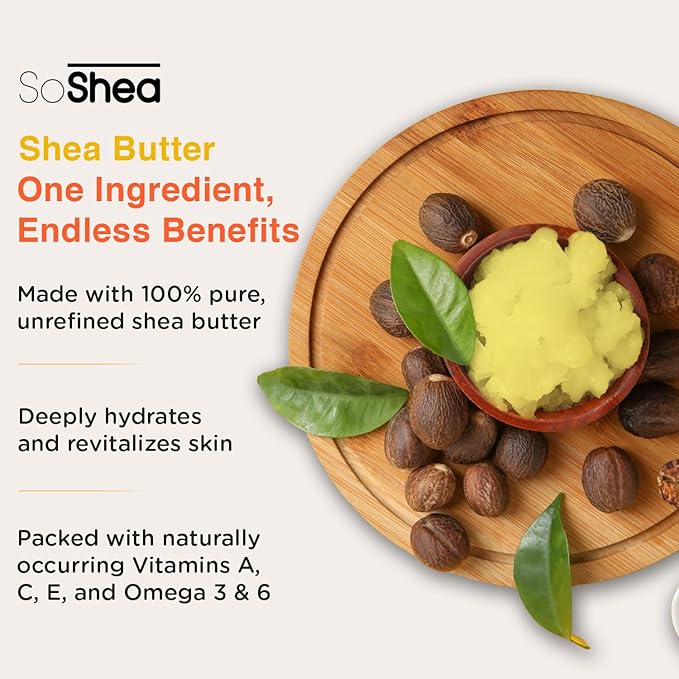 Whipped Shea Butter Lavender – 100% Pure Unrefined Raw African Shea Butter | Cold-Pressed & Cold-Processed | Rich Natural Moisturizer for Dry, Sensitive Skin & Conditions Hair | No Parabens | 11.5 oz