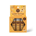 Lip Balm Set: All-Natural Shea Butter, Beeswax, Coconut Oil, Vitamin E Infused Lip Moisturizer Care (3 Pack, Honey Butter)