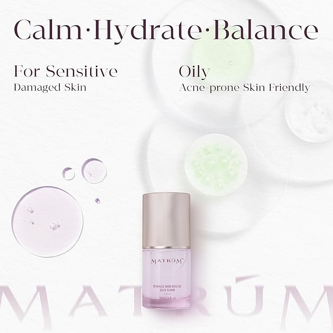 Organic Barrier Repair Face Serum – Brightening, Firming & Hydrating Serum for Dry & Sensitive Skin | Soothes Redness & Dryness | with Niacinamide, Vitamin E & Camelina Seed Oil