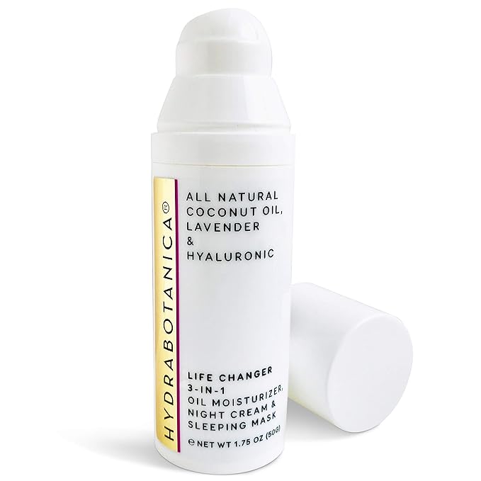 Hyaluronic Face Cream Anti-aging Moisturizer, Plumps Skin for Visibly Smoother Firmer Skin - All Natural 1.7oz