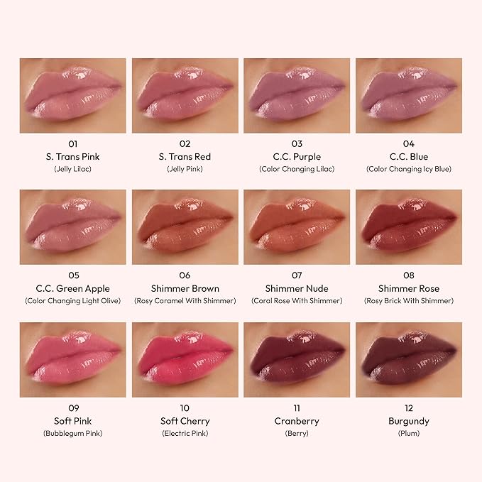 KISS NEW YORK Frozen Jelly Lip Balm Pen, High Shine Lip Gloss for Sheer Tint, Hydrating Melting Lipstick With Hyaluronic Acid, Cooling Effect With Menthol, Non-Sticky & Long Lasting (Cranberry)
