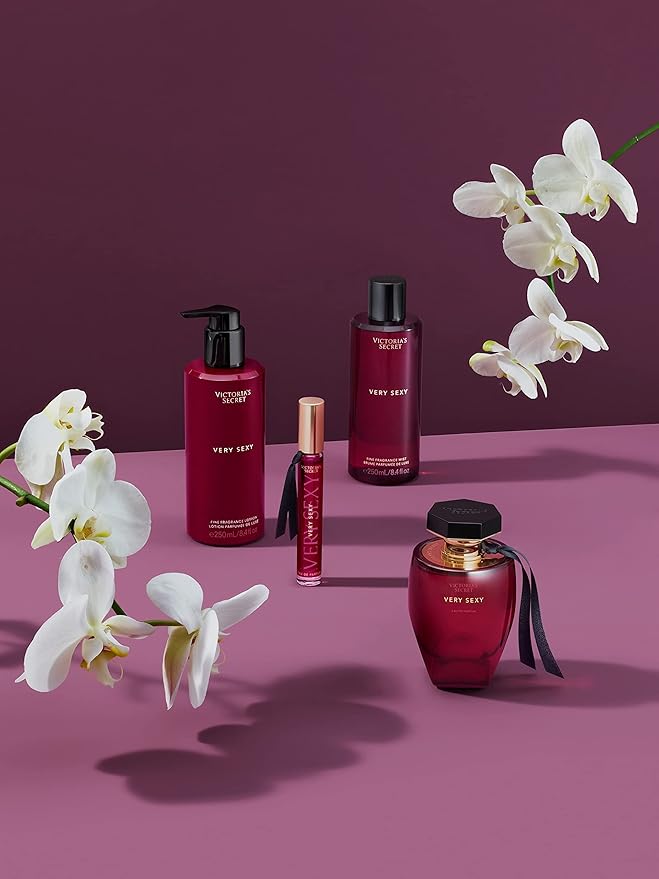 Victoria's Secret Very Sexy Fragrance Lotion, Notes of Vanilla Orchid, Sun-Drenched Clementine & Wild Blackberry, (8.4 oz)