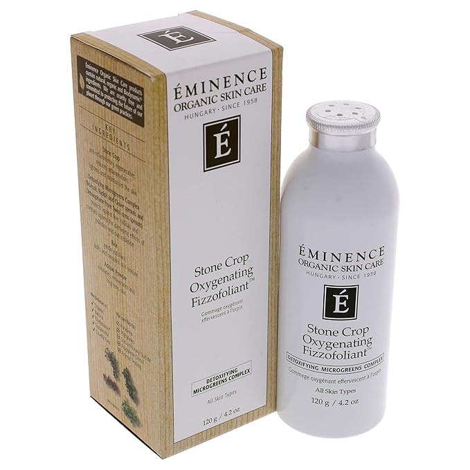 Stone Crop Oxygenating Fizzofoliant by Eminence for Unisex - 4.2 oz Exfoliator