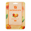PB & JAY Purenature Facial Mask – Premium Quality Korean Sheet Mask for Dull Skin – Korean Collagen Essence Radiance-Reviving Facemask Sheet (Vitamin C)