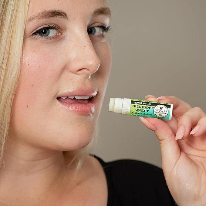 Dionis Goat Milk Lip Balm Cucumber Water 0.28oz (Pack of 6)