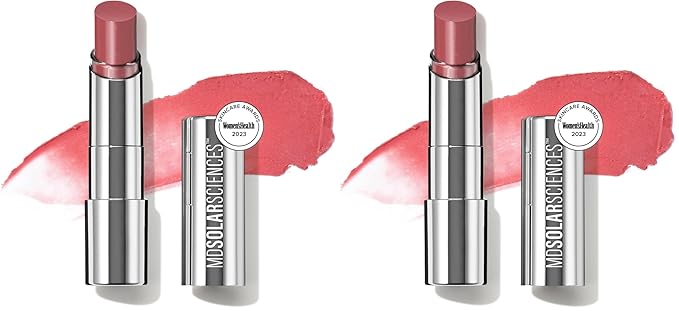 MDSolarSciences Tinted Sheer Lip Balm SPF 30 | Hydrating Lip Sunscreen | Shea Butter, Jojoba & Avocado Oils | Moisturizing, Vegan, & Clean| 0.15 oz, Blush,(Pack of 2)