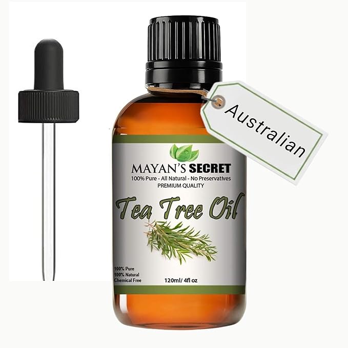 Tea Tree Essential Oil - 100% Pure and Natural Australian Melaleuca Huge 4 oz Glass Bottle