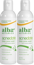 Alba Botanica Acnedote Maximum Strength Deep Pore Wash (Packaging May Vary), 6 Oz (Pack of 2)