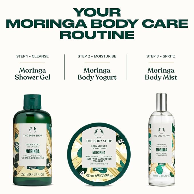 The Body Shop Moringa Body Yogurt, 6.98 Oz (Vegan)