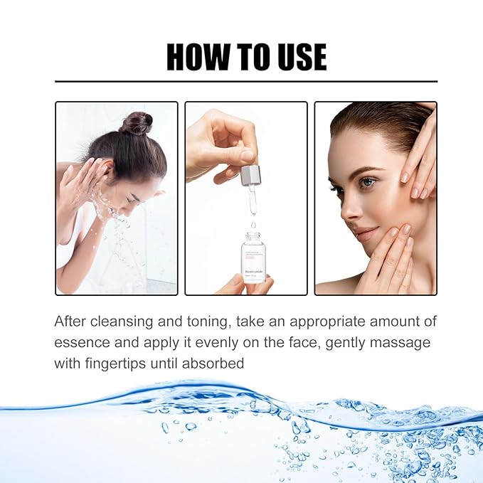 Generic Niacinamide Freckles Removal Serum, Sunnylas Niacinamide Freckles Removal Serum, Niacinamide Serum for Face and Body, Nicotinamide Serum for Blemishes, for All Type Skin (3PCS)