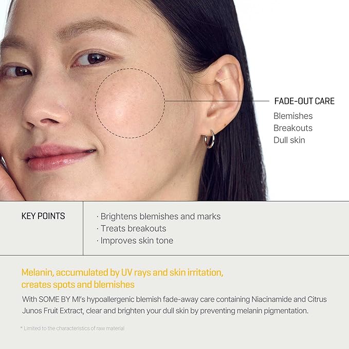 SOME BY MI Yuja Niacin 30 Days Miracle Brightening Toner – 5.07oz, 150ml – Korean 5% Niacinamide Toner for Dull-Looking Skin – Dark Spot Remover for Face with 12 Types of Vitamins – Korean Skin Care