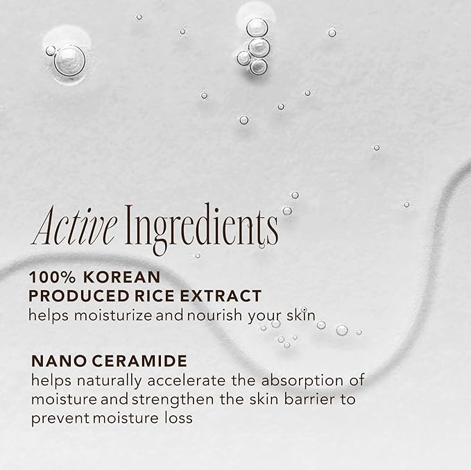 THE FACE SHOP Rice Ceramide Moisturizing Toner, Hydrating with Rice Water, Targets Dryness, Strengthens Skin Barrier, Lightweight, Korean Skin Care, 5.0 fl. oz.