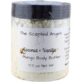 TSA Handmade Whipped Mango Coconut Vanilla Body Butter Cream, Luxury Body Lotion for Dry Skin, Daily Moisturizing Shea Butter, Sunflower Oil, Women, Men, Teens, 5.5 oz Jar (Coconut Vanilla, 5.5 oz)
