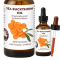 Best Nature's Cosmetics Sea Buckthorn Berry Oil – 100% Pure, Cold-Pressed & Unrefined – For Skin, Hair & Cosmetic Use – Made in Canada – 1 fl oz / 30 ml