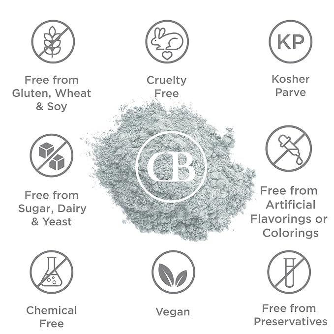 California Biology Sensitive & Oily Skin Clay Mask | Kaolin & Calcium Bentonite Clay | Indian Healing Clay for Face & Body | Pore Cleansing Face & Body Clay | Natural Skin Care Mask | Travel 6 Count
