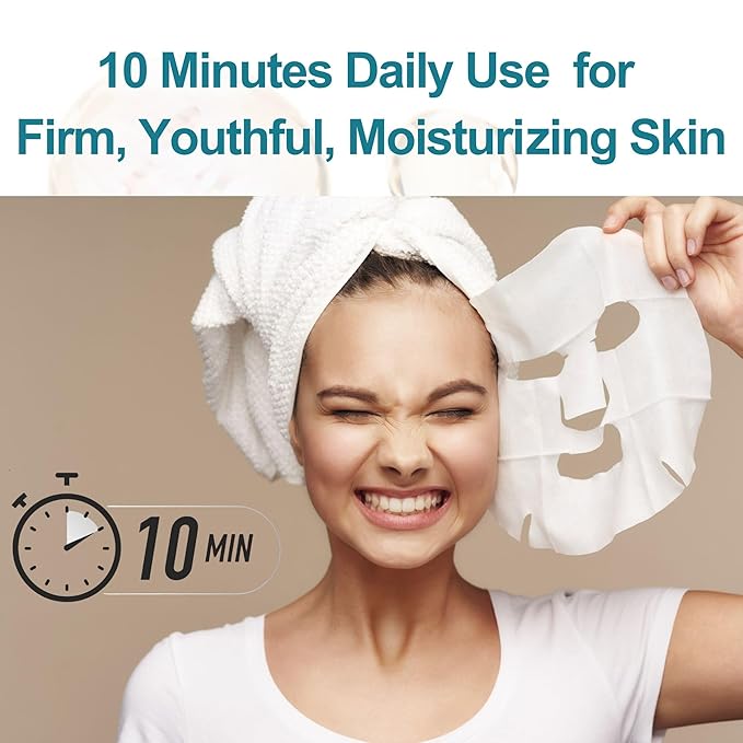 Lululun 21 EA Anti Aging Face Mask for Women & Men, Hydrating Face Mask Sheets with Rice Extract, Acacia Honey, Collagen& Ceramides, Organic Face Masks Skincare & Sheet Mask from Japan PRECIOUS TRIO