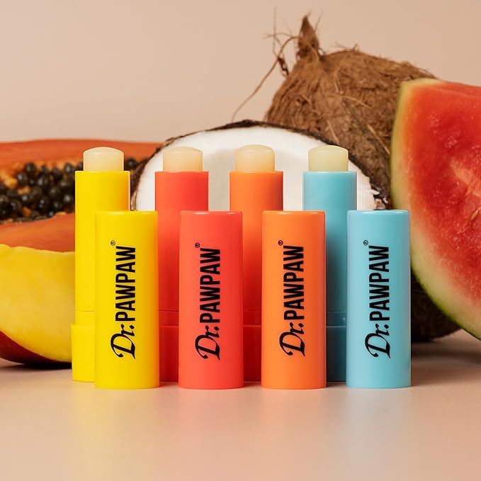 Dr. PawPaw Lip Balm - Hydrating Lip Balm Moisturizer with Aloe Vera for Deep Nourishment - Castor Oil Enriched - Mango - 0.13 oz (Pack of 2)