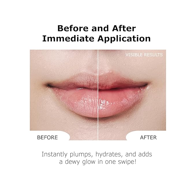 Overnight Peptide Collagen Lip Mask - Korean Sleeping Lip Mask, Peptide, Collagen, Moisturizing, Nourishing Treatment for Dry Flaky Lips (22g/0.77oz)
