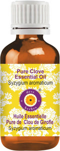 Deve Herbes Pure Clove Essential Oil (Syzygium aromaticum) Steam Distilled 5ml (0.16 oz)