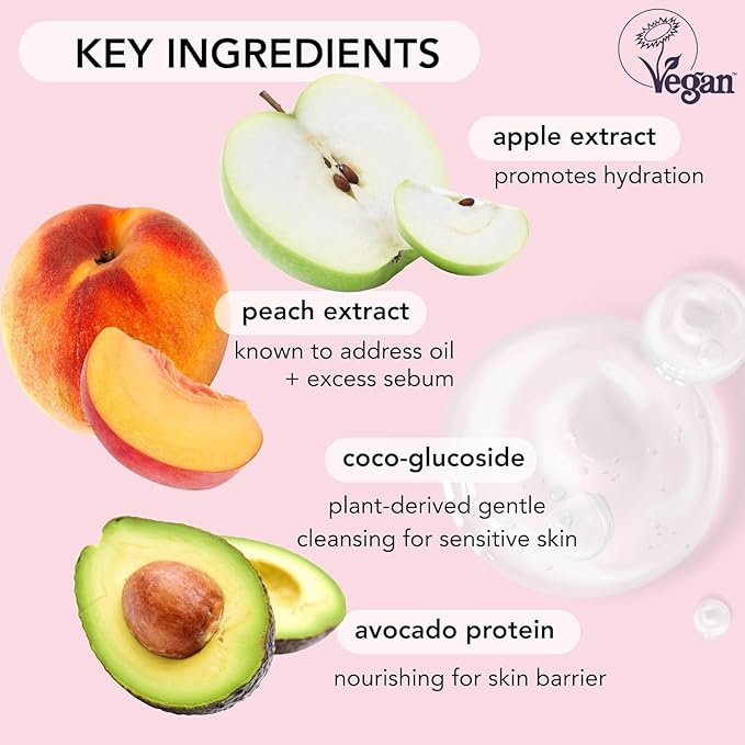 Saturday Skin Hydrating Foam Cleanser – Anti Aging Face Wash with Apple Extract, Moisturizing Face Wash, All Natural Foaming Facial Cleanser, Korean Face Wash for Women & Sensitive Dry Skin