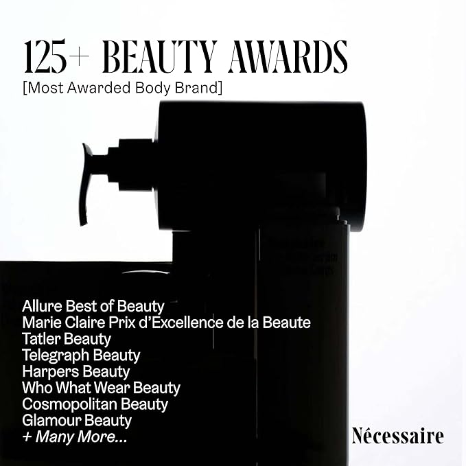 Nécessaire The Body Lotion Cyprès-Citronné – Multi-Peptide Moisturizer - Firming Body Lotion for Women + Men. 2.5% Niacinamide. Dermatologist-Tested, Vegan. Hypoallergenic for Sensitive Skin. 15.2oz