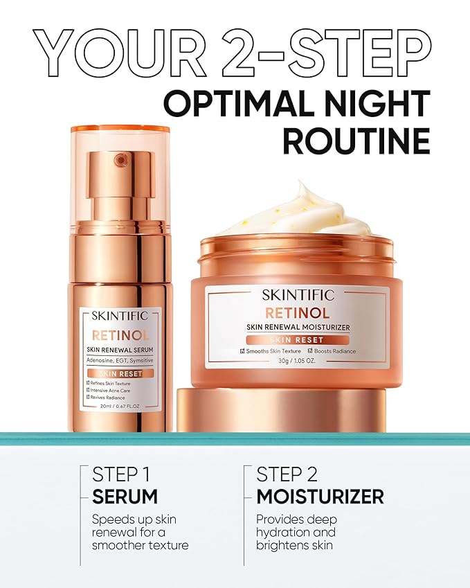 Face Moisturizer with 5X Ceramides, Hydrating Moisture Barrier Repair Cream for Sensitive/Oil Skin Types, Hyaluronic Acid & Centella (Retinol, 1 Fl Oz (Pack of 1))