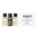 VIDIVICI Clear Deep Cleansing Oil Trio (1.01 fl oz X 3) - Korean Cleansing Oil Makeup Remover, Pore Cleansing & Hydrating Facial Cleanser, Gentle Cleansing for All Skin Types, Travel Friendly