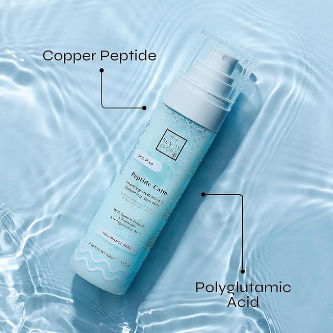 The Beauty Crop Peptide Calm Skin Mist - Hydrating & pH Balancing Face Mist - 100 ml