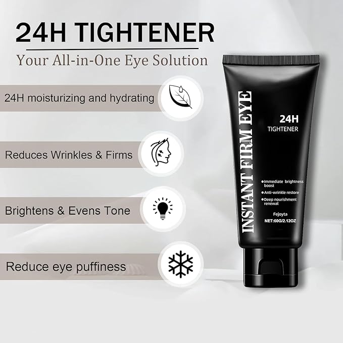 Temporary Instant Eye Tghtener Cream, Under Eye Cream For Dark Circles，Retinol Eye Cream Anti Aging，Under Eye Serum For Dark Circles And Puffiness For All Skin Types (Unscented)
