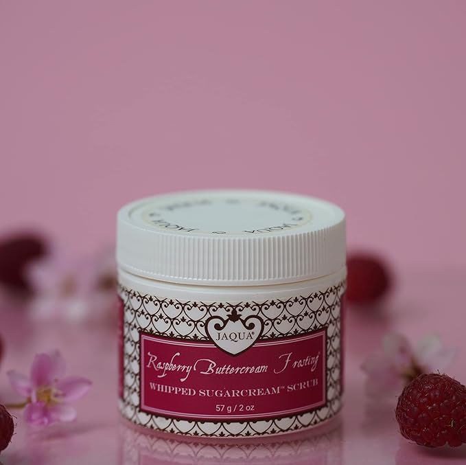 Jaqua Raspberry Buttercream Frosting Whipped Organic Sugar Scrub