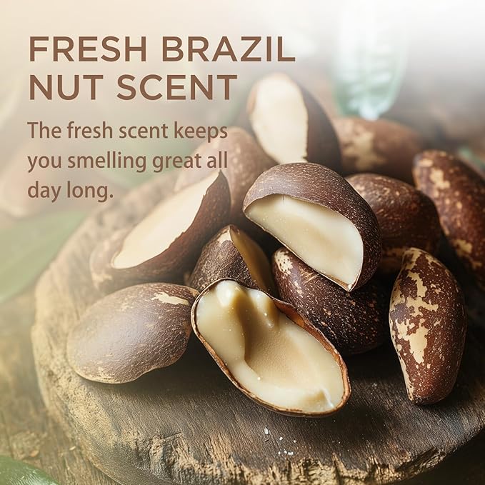 Brazil Nut Whipped Body Butter, Brazilian Body Butter Cream, Body Moisturizer for Women and Men Dry Skin with Natural Shea Butter, Leaves Skin Feeling Moisturized and Soft-200ml(6.8 floz)