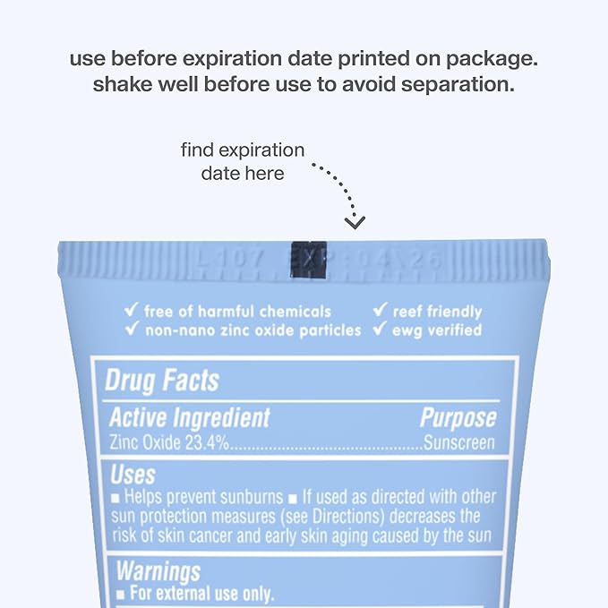 Thinksport SPF 50+ Mineral Sunscreen with Clear Zinc Oxide, 6 Fl Oz – Safe, Natural, Water Resistant, Broad Spectrum UVA/UVB Sun Screen for Sun Protection – Vegan, Reef Safe Sunscreen